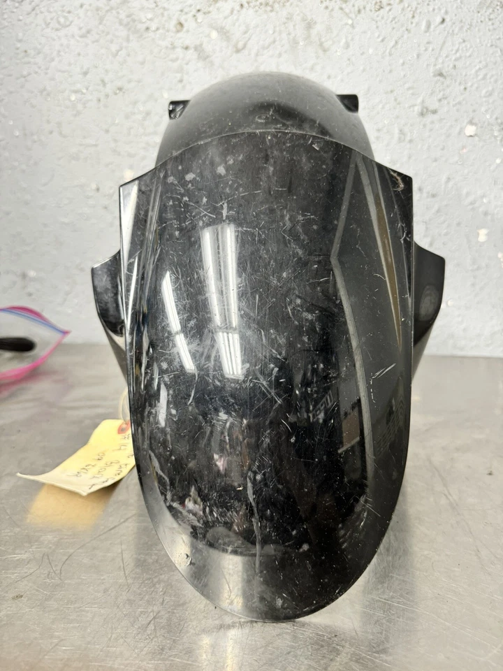 Guardabarros delantero negro Kawasaki Ninja ZX6R 2009-12 35004-0118 Foto 3 de 4