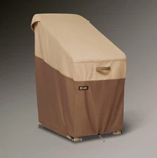 Classic Accessories Veranda's Best Waterproof Stackable Patio Chair Earth 