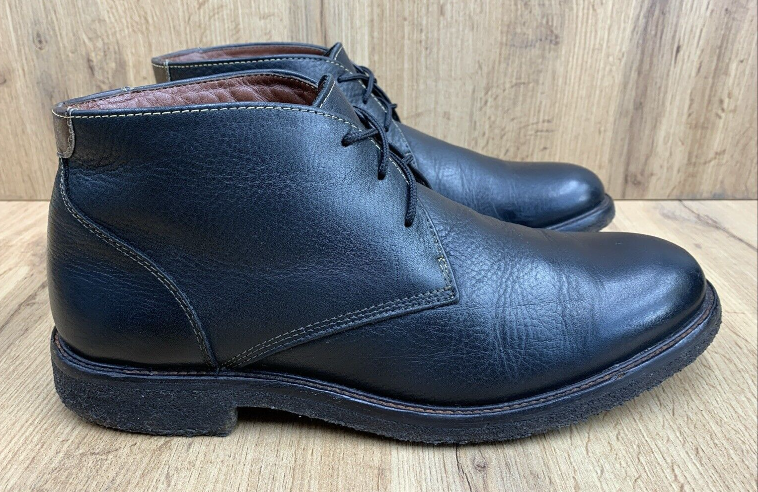 SAOLA Stivali Chukka Johnston Murphy Copeland in pelle suola crepe da uomo 9 5 M neri 25 2021