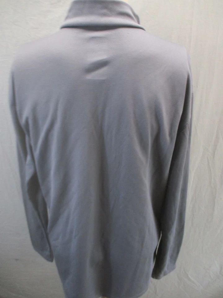 NIKE DRI-FIT ACG Talla L Para Hombres Gris 1/2 Cremallera Cuello Soporte Capa Base Pullover 945 Foto 4 de 4