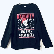 Disney The Nightmare Before Christmas Naughty Is The New Nice Sweatshirt 3XL