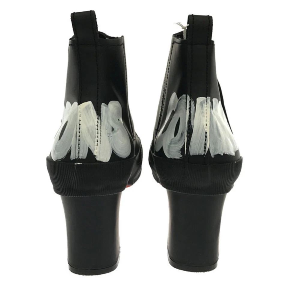 Botas cortas COMME des GARCONS×SPINGLE MOVE pintadas a mano Foto 3 de 4