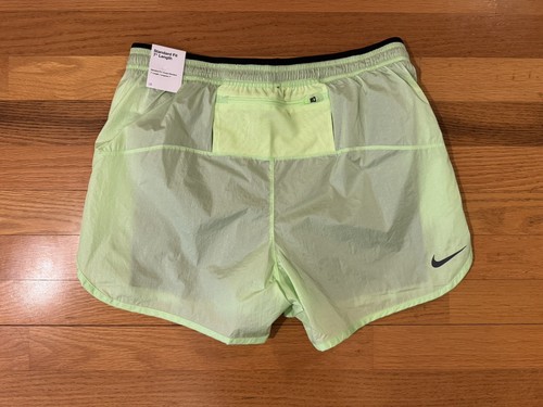 New L Nike Repel 2-in-1 Running 7" Shorts Run Division Lime 3M FB8544-337 Men - Picture 5 of 21