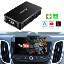 2024 Wireless CarPlay Adapter,AI Box Support Netflix, YouTube, Mirroring ,GPS.