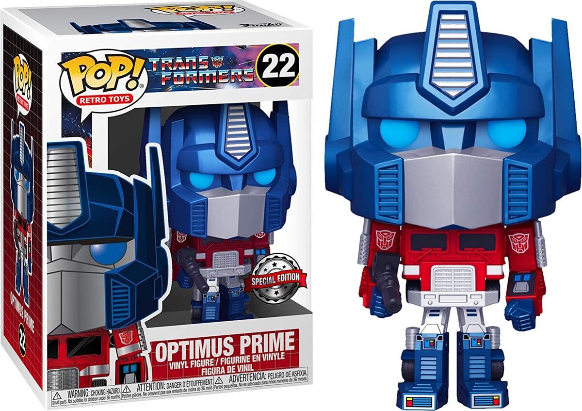 Funko POP! Retro Toys: Transformers #22 - Metallic Optimus Funko POP! Retro Toys: Transformers #22 - Metallic Optimus