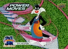 2021 Space Jam A New Legacy Power Moves Neon Green PM-12 Sylvester