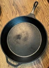 Vintage Lodge #14SK (15") Cast Iron Skillet, 2 Handle, Heat Ring