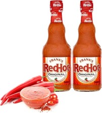 Frank's RedHot Original Cayenne Pepper Sauce – Medium Heat Vegan Hot Sauce... 