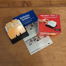 New in Box Vintage Rolodex Petite 300 Business Card Office File System USA Made