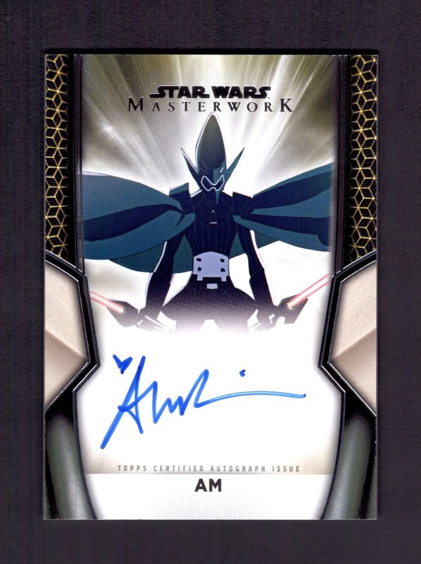 2025 Topps Star Wars Masterwork ALISON BRIE Auto On-Card, Voice of AM, A-A