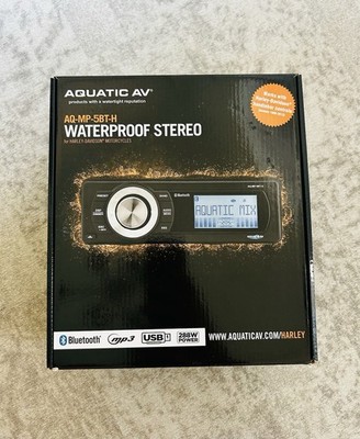 Aquatic AV Bluetooth Harley-Davidson Stereo AQ-MP-5BT-H (Fits 98-2013 Harley) 