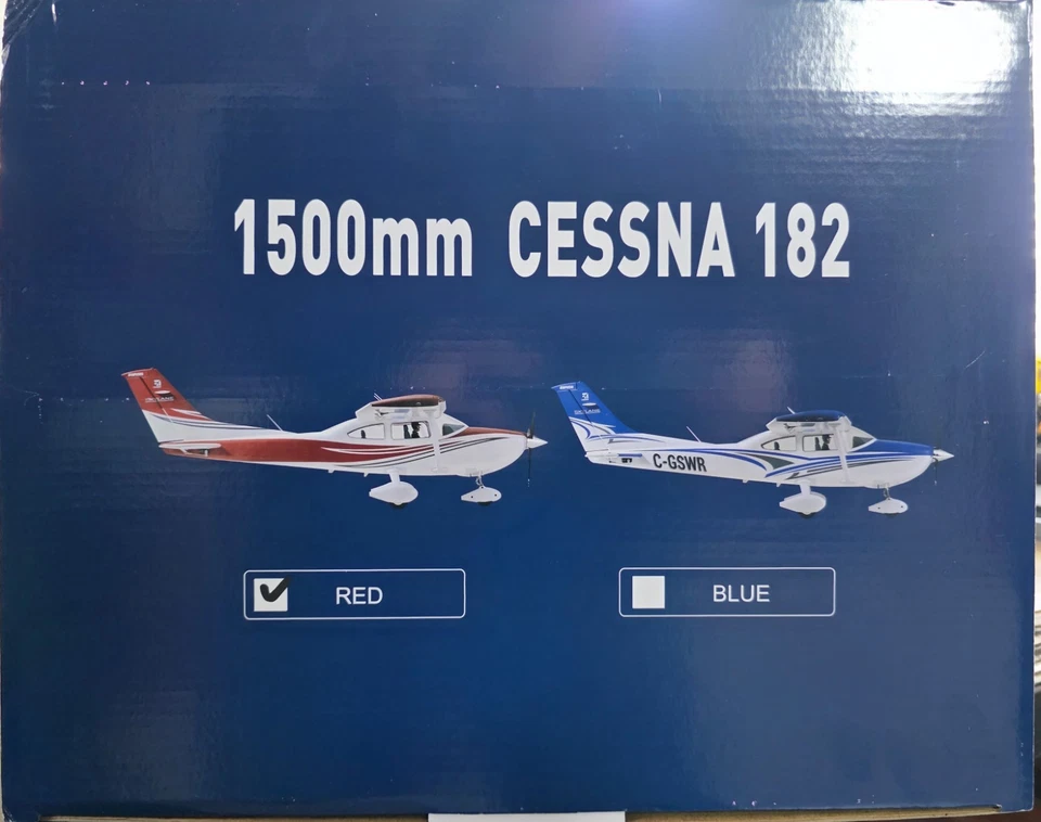 FMS 1500mm Cessna 182 PNP FMS148PRD Red Color BRAND NEW W/original shipping box - Image 4 of 4