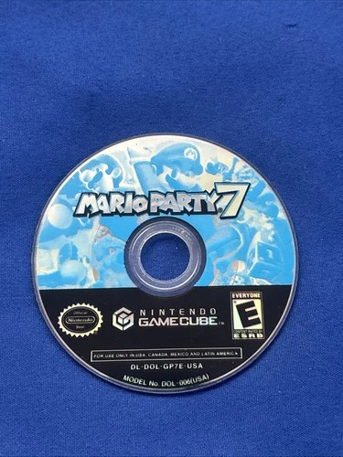 Mario Party 7 GameCube Authentic - Disc Only - Tested Working