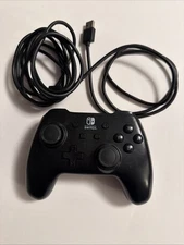 Nintendo Switch Controller Matte Black USB Cable 1511370-01 Works Power A Brand