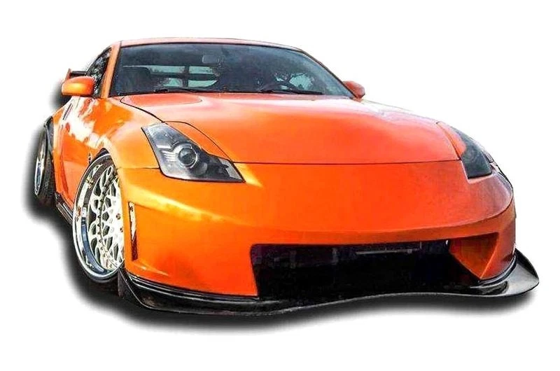 For Nissan 350Z 2003-2008 KBD N3-R Style Front Bumper Unpainted - Image 4 of 4