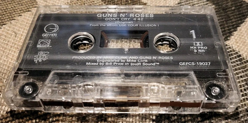 Guns N' Roses – Don't you Cry ,Single , 1991. cassette, good condition  - Image 4 of 4