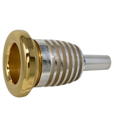 Garibaldi R20 Elite Trombone Silver Single-Cup Gold-Plated Rim Mouthpiece R20