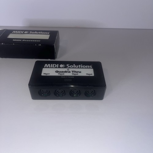 MIDI Solutions MultiVoltage Quadra Thru 1-in 4-out MIDI Through Box - Picture 3 of 5