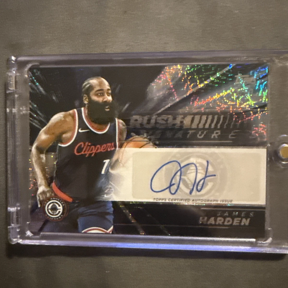 James Harden Houston Rockets Basketball Autographed Sports Trading