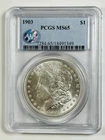 1903 P Morgan Silver Dollar PCGS MS-65 Sight White