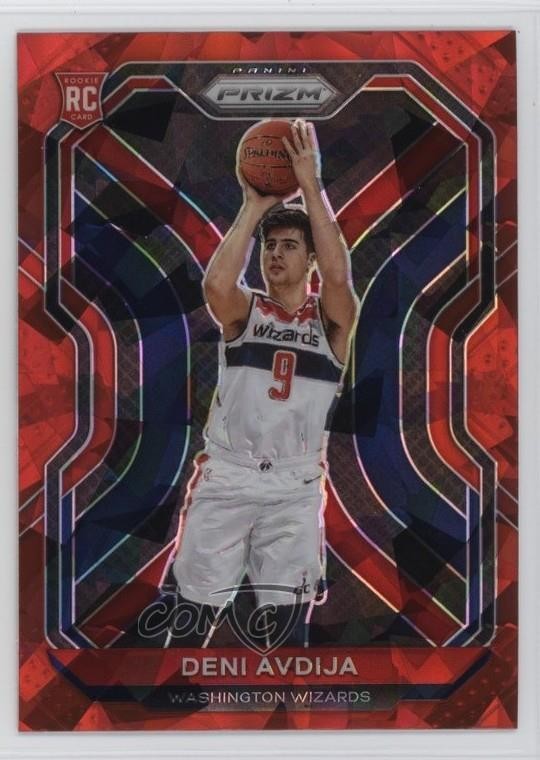 2020-21 Panini Prizm Red Ice Prizm Deni Avdija #290 Rookie RC 1r81