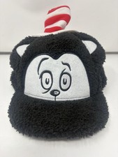 Adult Dr. Seuss Cat in the Hat Fuzzy Ball Cap Dress Up Character Hat