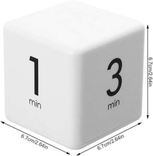 Cube Timer - 1, 3, 5  10 Min Countdown, Kitchen  Outdoor Timer