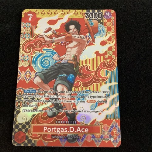 PORTGAS. D. ACE OP02-013 Alt. Art Two Legends - One Piece TCG