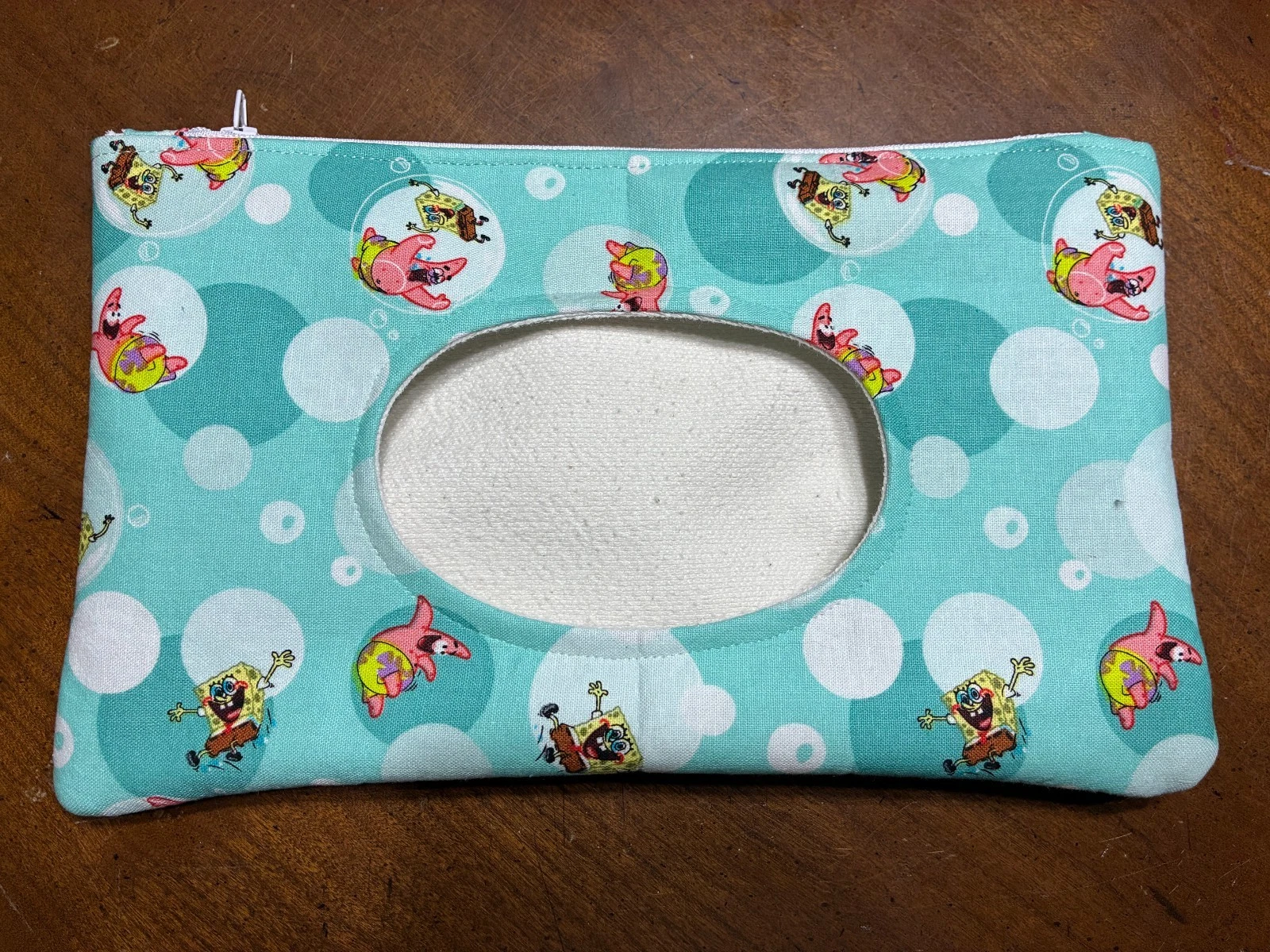 Handmade SpongeBob (Cartoon) Diaper Wipe Case