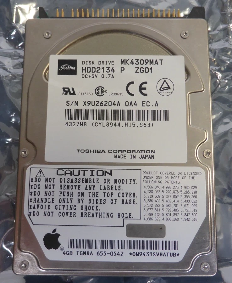 Toshiba 4 GB Internal Hard Disk Drives for sale | eBay