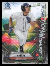 2021 Bowman #POS-RG Riley Greene Chrome Positional Promise