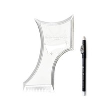The Cut Buddy PLUS Beard Shaping Tool, Clear Template with Built-in Comb and Bon