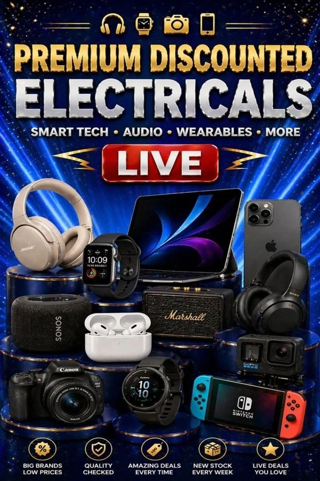 PRELOVED Discounted Electricals LIVE – Huge Auction Deals! With ELISE