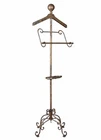 Gentleman's valet iron stand valet clothes rack country house wardrobe hanger