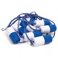 Ft Pool Safety Rope with Floats Nylon Deep Shallow Divider Stainless Hooks