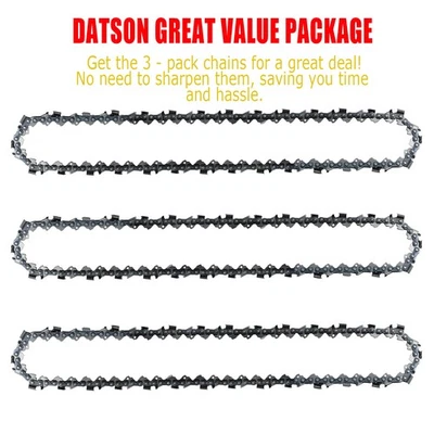 DATSON 20" Chainsaw Chain TITANIUM FULL CHISEL .325-.050-78DL .325 PITCH