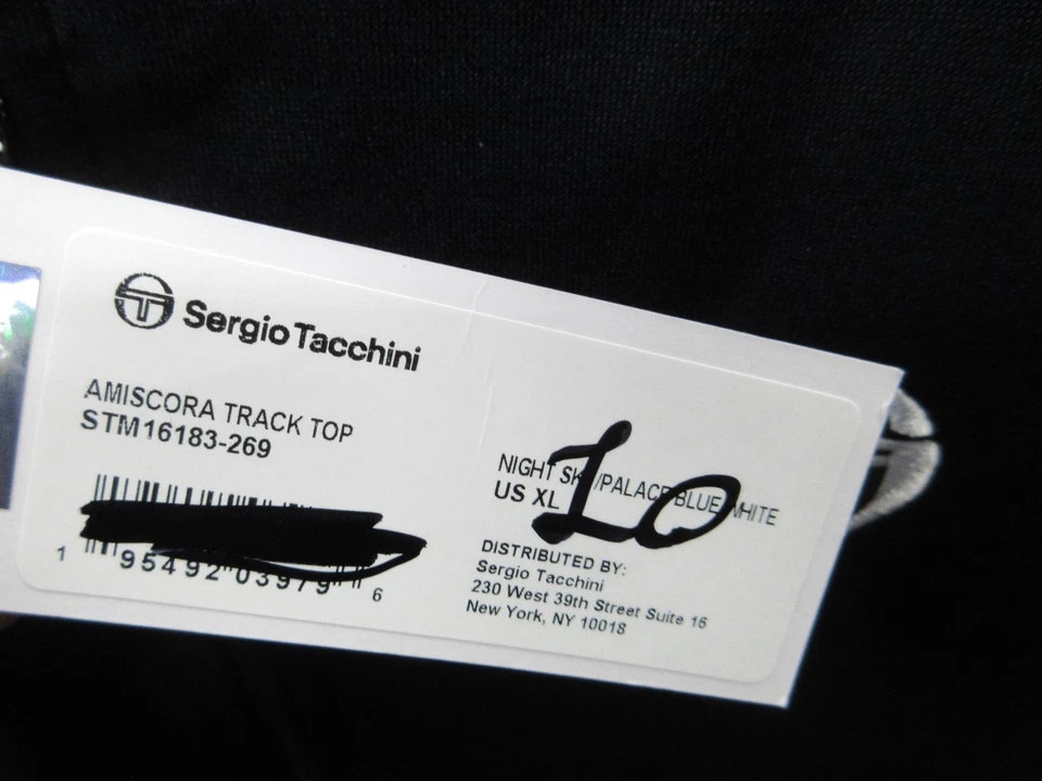 NWT Sergio Tacchini Amiscora Track Jacket Men's XL - Image 3 of 4