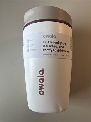 Owala  SmoothSip  Insulated  Coffee  Tumbler 12oz  Stainless Mug SEE DESCRIPTION