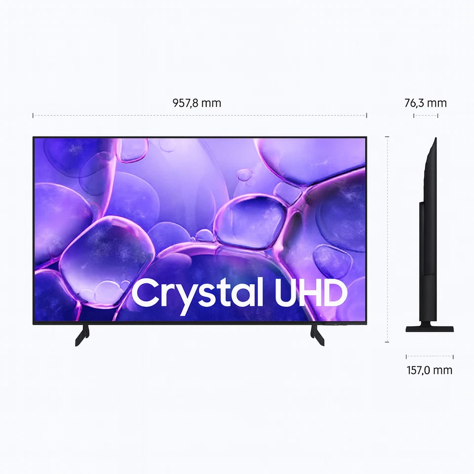 Samsung 43"Crystal UHD UE43U8072FUXXH 4K Vision AI Smart TV 2025 Garanzia 2 anni - Immagine 4 di 4