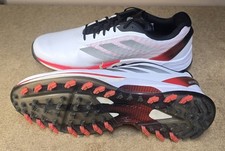Adidas Adizero ZG Golf Shoes White/Red/Black - Size UK 10 / US 10.5 (NWT)
