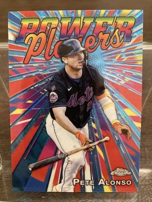 2025 Topps Chrome Pete Alonso Power Players Base #PP-12 Mets