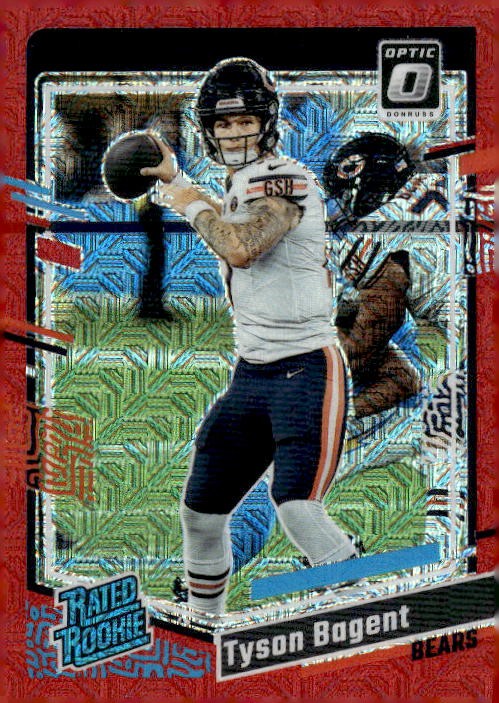 2023 Donruss Optic #216 Tyson Bagent Red Mojo