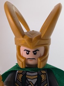 LEGO sh0033 Marvel Avengers Loki Minifigure From 6868 6867 6869 Authentic! 2012!