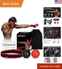 Enhanced Reaction Training Boxing Balls - 2 Pack with Headband for Fun Workouts