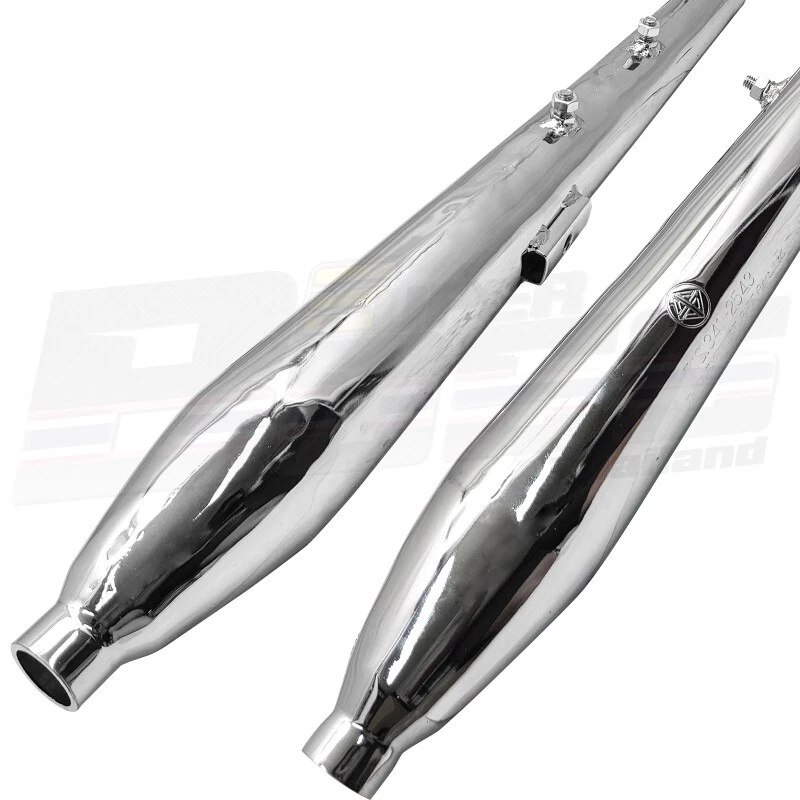 Silenciador de escape para HONDA CB175K4 K5 K6 K7 R+L ***Estilo BM*** Foto 4 de 4