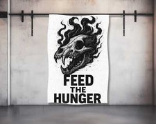 Motivational Fitness Tapestry - Inspirational Wall Art for Home Gym  Dorm Room