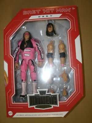 WWE ULTIMATE EDITION BRET ''HIT MAN'' HART WRESTLING FIGURE MATTEL