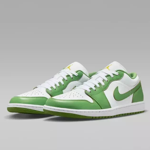 AIR JORDAN 1 LOW G（WHITE/GREEN） Nike Golf Shoes - Air Jordan 1 Low G - White - Pine Green 2024