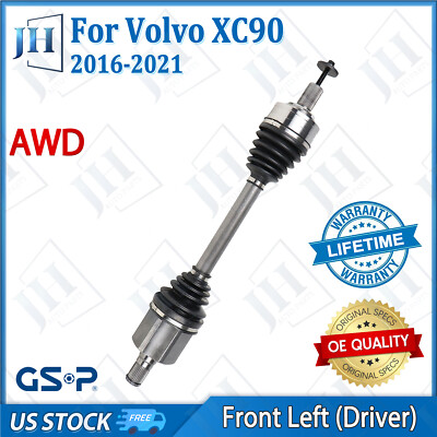 OE Front Left CV Axle Shaft for 16-21 Volvo XC90 XC60 V60 V90 Cross Country AWD