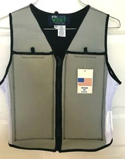 Stacool Cooling Ice Under Vest Outdoors Grey Black XS USA Made NWT MSRP $150.00